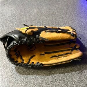 Black and Tan Baseball Glove